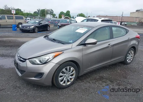 2012 Hyundai Elantra Gls from USA, damaged, VIN 5NPDH4AE3CH067663